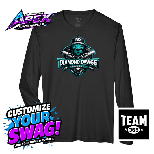 APEX Team 365 Youth & Men's Zone Performance Long-Sleeve T-Shirt - Diamond Dawgs Baseball