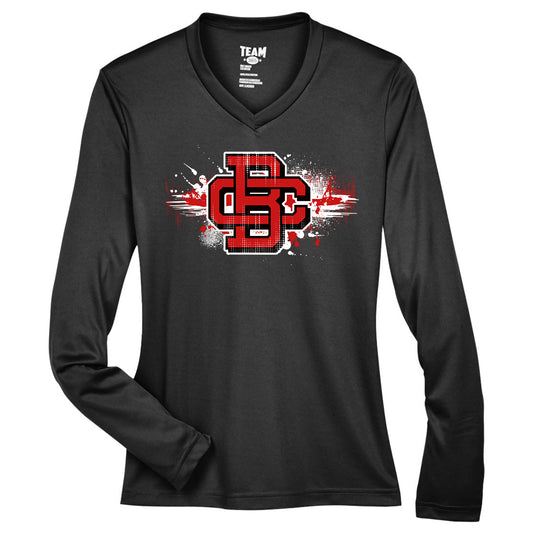 GLITCH - Team 365 TT11WL Women's Zone Performance Long-Sleeve T-Shirt - Creeks Baseball Club - CBC