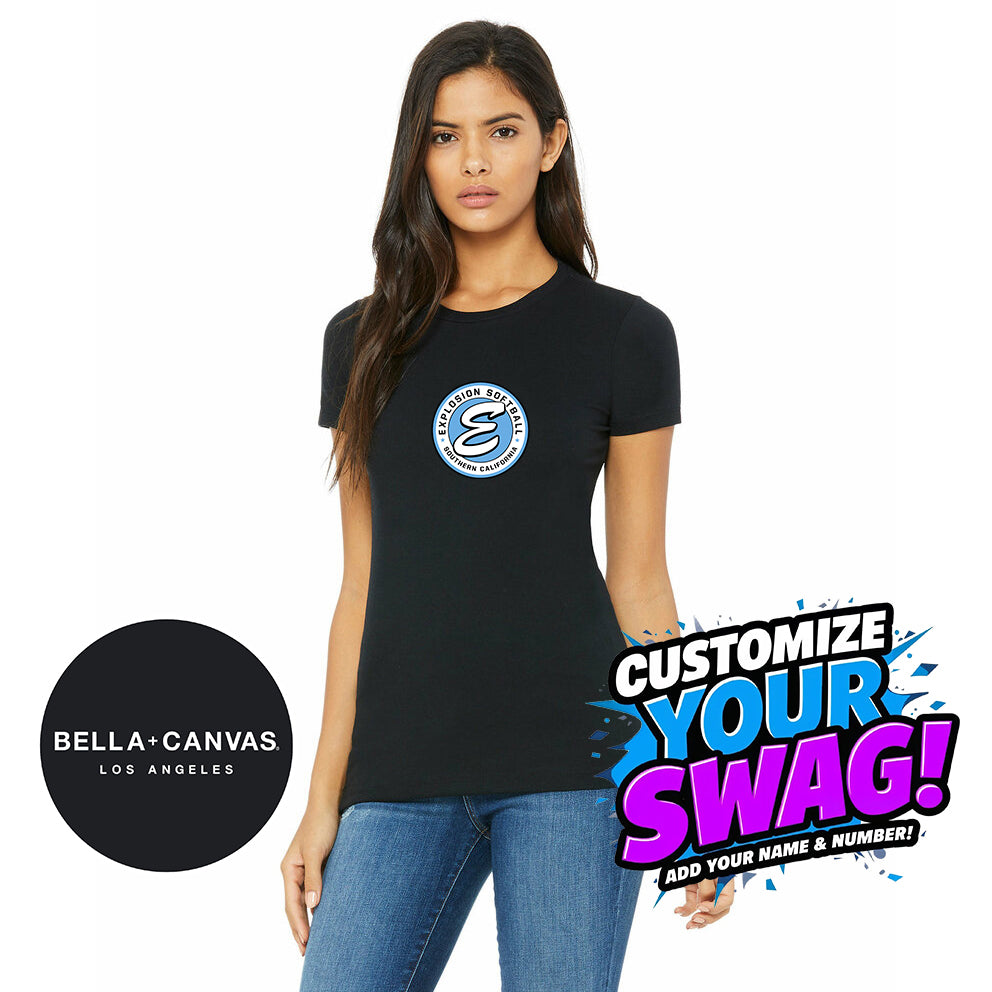 Bella + Canvas 6004 Women's The Favorite T-Shirt - Explosion Softball