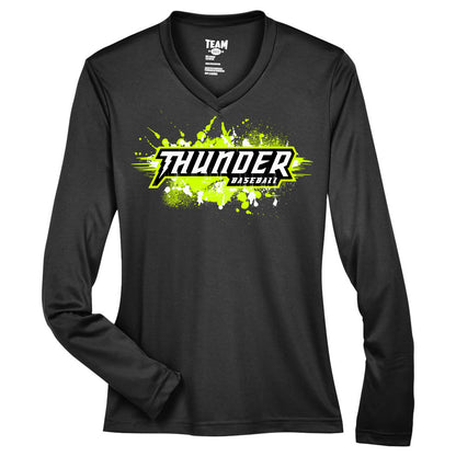 GLITCH - Team 365 TT11WL Women's Zone Performance Long-Sleeve T-Shirt - Ponte Vedra Thunder Baseball