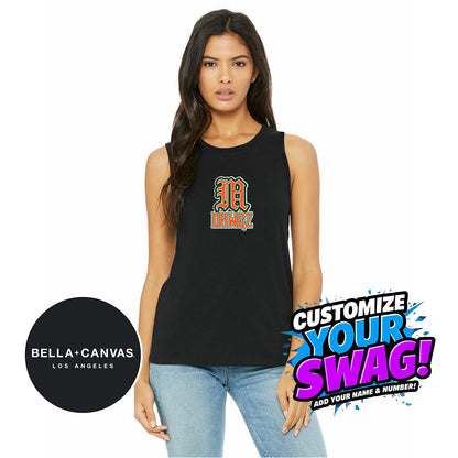 Bella + Canvas B6003 Women's Jersey Muscle Tank - Miami Metro Dawgz