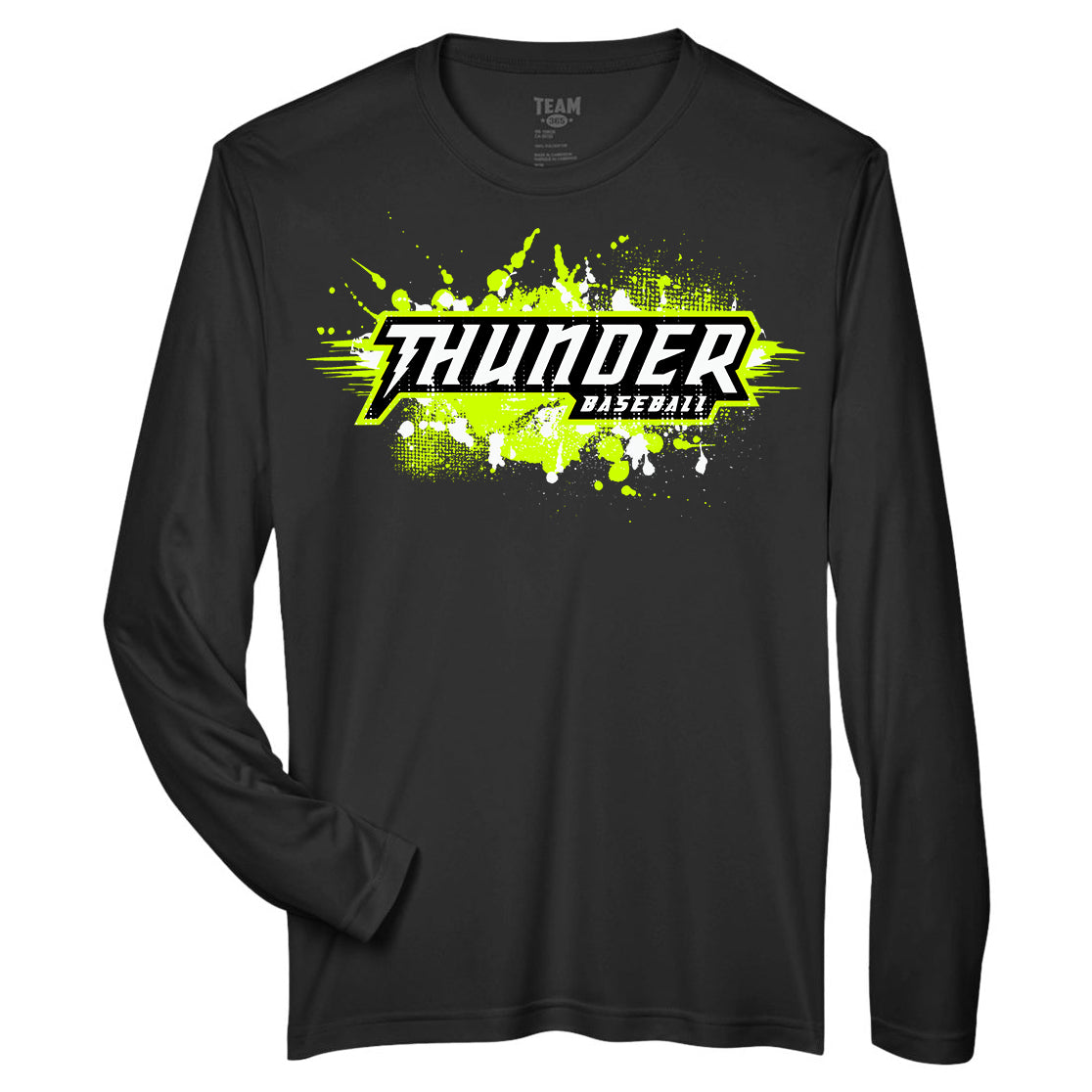 GLITCH - Team 365 Youth & Men's Zone Performance Long-Sleeve T-Shirt - Ponte Vedra Thunder Baseball