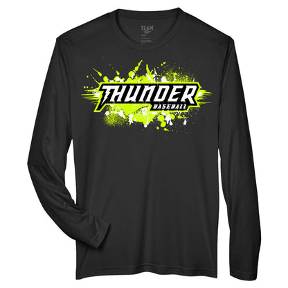 GLITCH - Team 365 Youth & Men's Zone Performance Long-Sleeve T-Shirt - Ponte Vedra Thunder Baseball