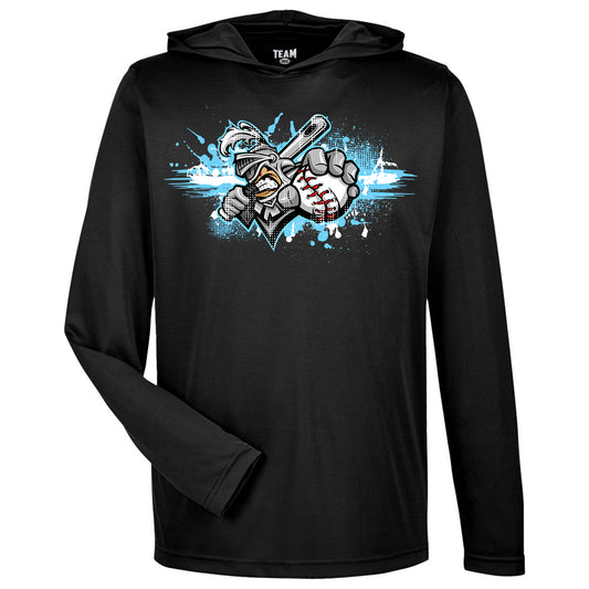 GLITCH - Team 365 Youth & Men's Zone Performance Hoodie - Knights Baseball