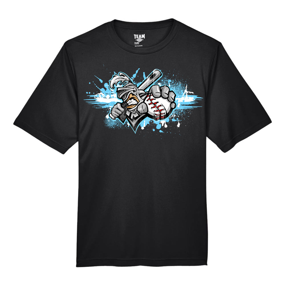 GLITCH - Team 365 Youth & Men's Zone Performance T-Shirt - Knights Baseball