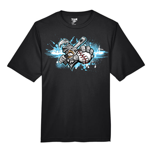 GLITCH - Team 365 Youth & Men's Zone Performance T-Shirt - Knights Baseball