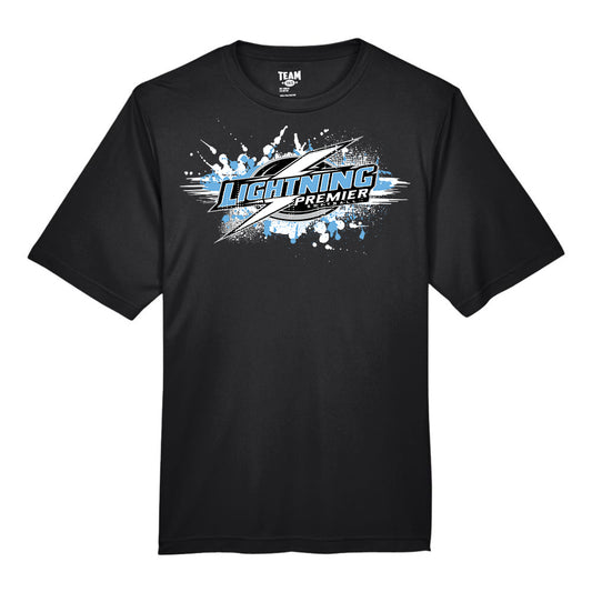 GLITCH - Team 365 Youth & Men's Zone Performance T-Shirt - Lightning Premier Softball