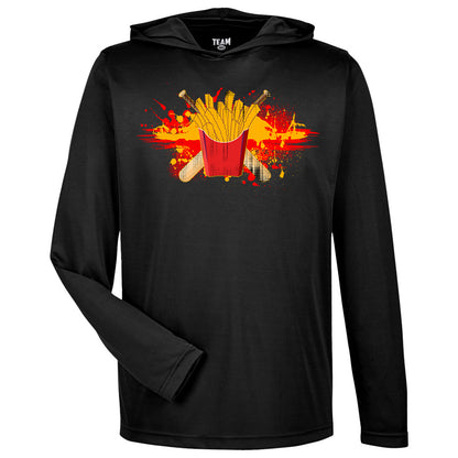 GLITCH - Team 365 Youth & Men's Zone Performance Hoodie - Team Rally Fries Baseball