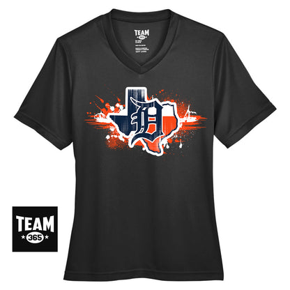 GLITCH - Team 365 TT11W Women's Zone Performance T-Shirt - Dallas Tigers Baseball
