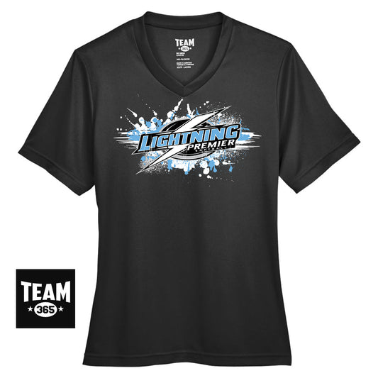 GLITCH - Team 365 TT11W Women's Zone Performance T-Shirt - Lightning Premier Softball