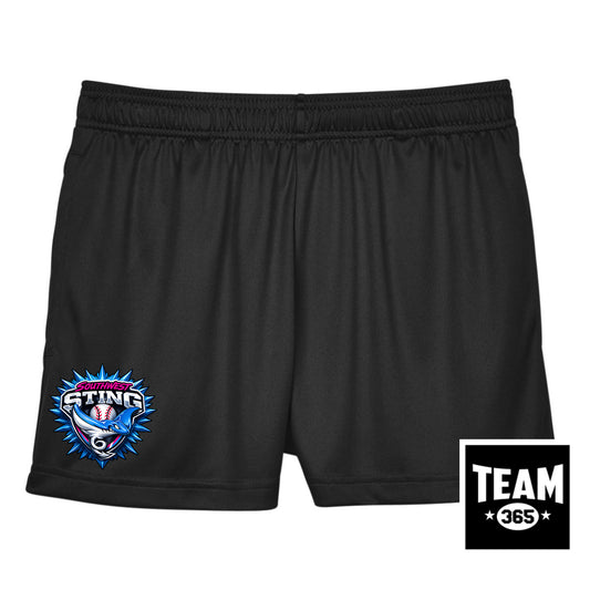 Team 365 TT11SHW Women's Zone Performance Short - Southwest Sting Baseball