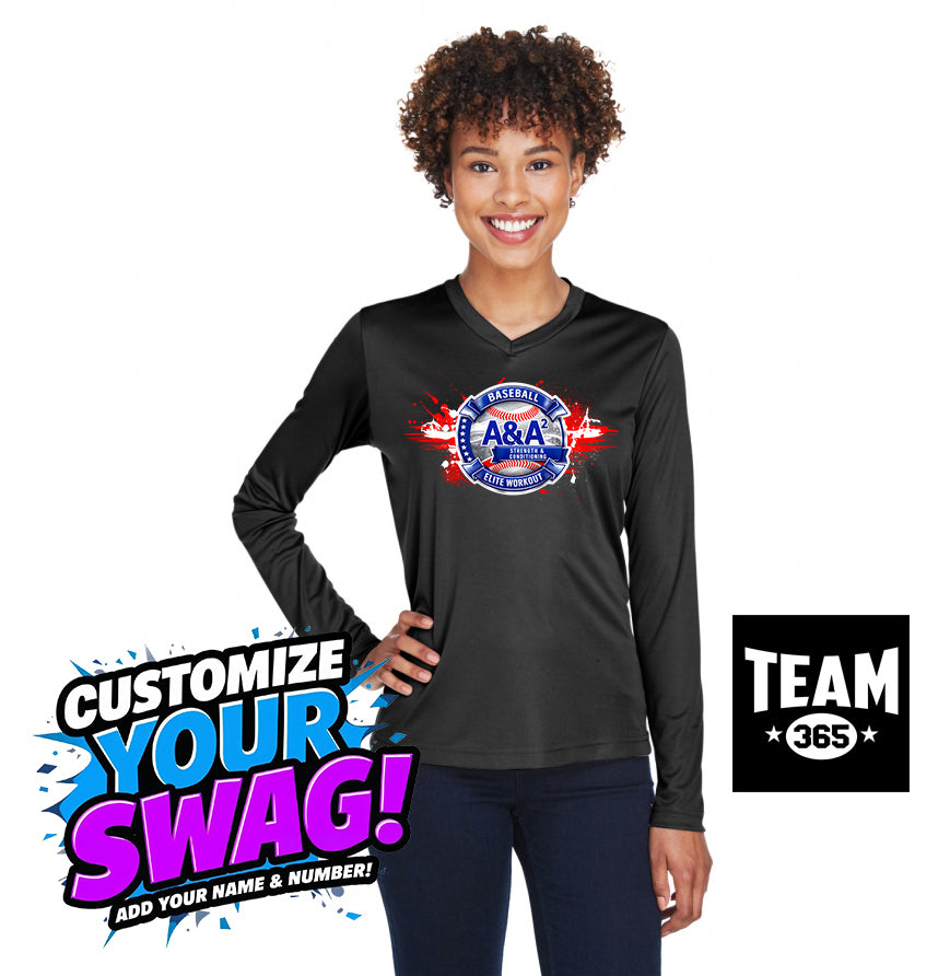 Team 365 TT11WL Women's Zone Performance Long-Sleeve T-Shirt - A&A Baseball Elite