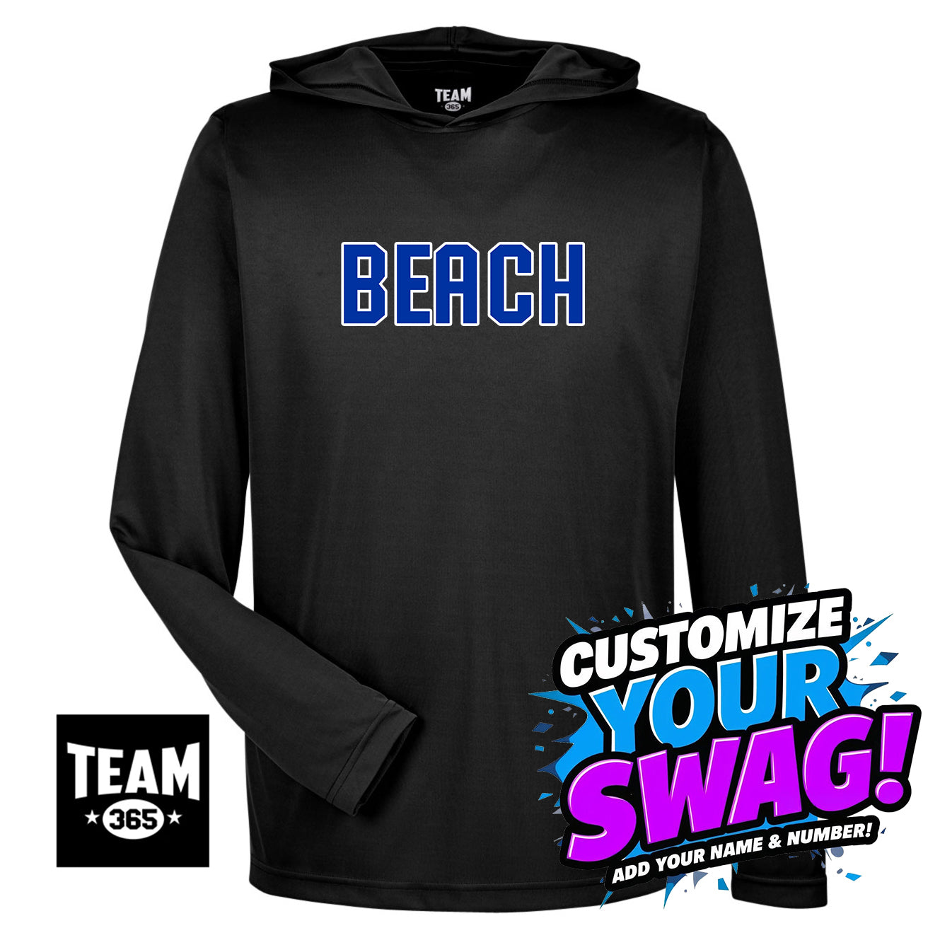 Team 365 Youth & Men's Zone Performance Hoodie - Jax Beach Baseball