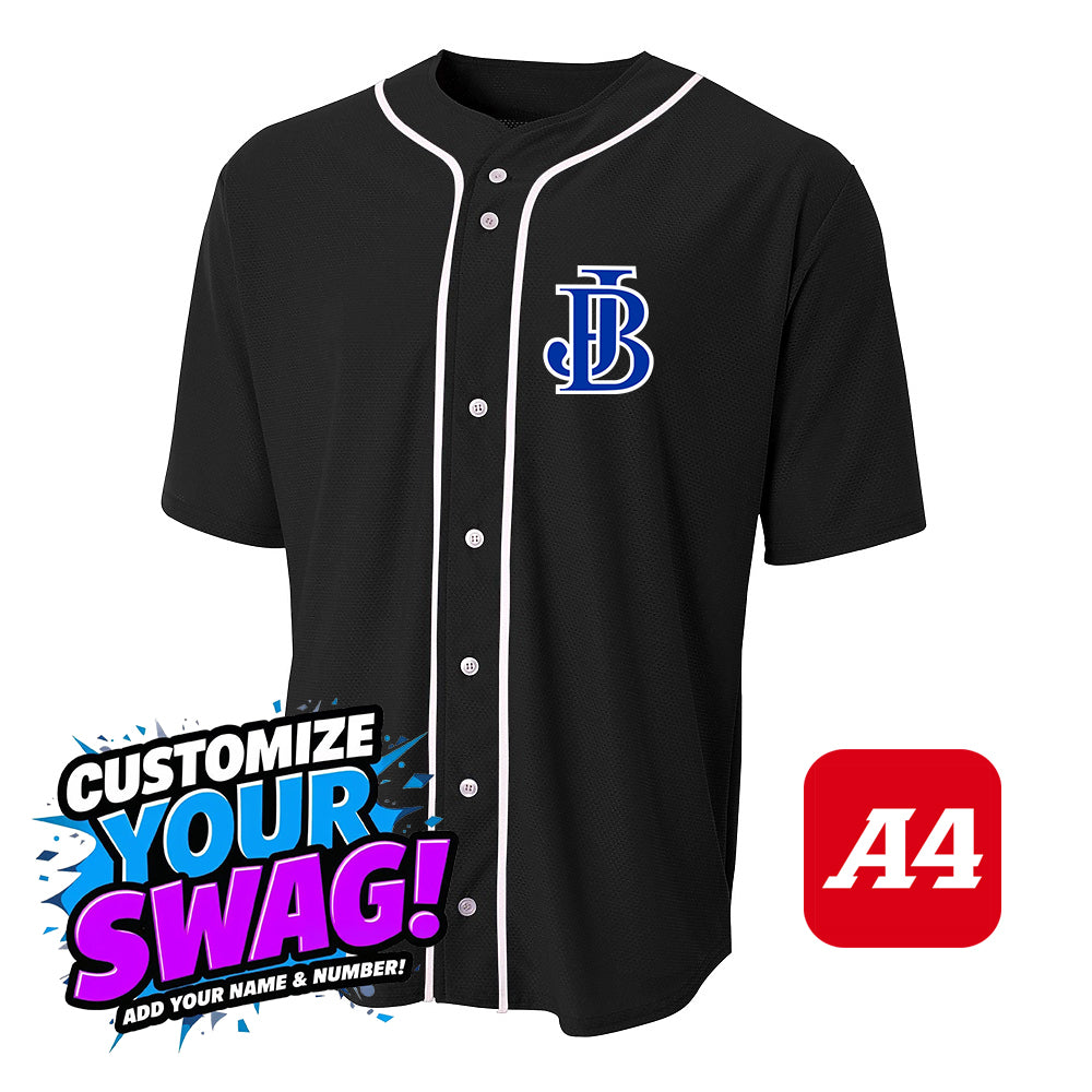 A4 Apparel N4184 Game Day Classic Baseball Jersey - Jax Beach Baseball
