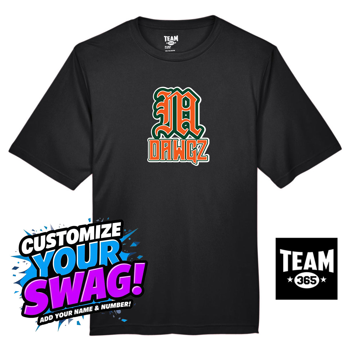 Team 365 Youth & Men's Zone Performance T-Shirt - Miami Metro Dawgz