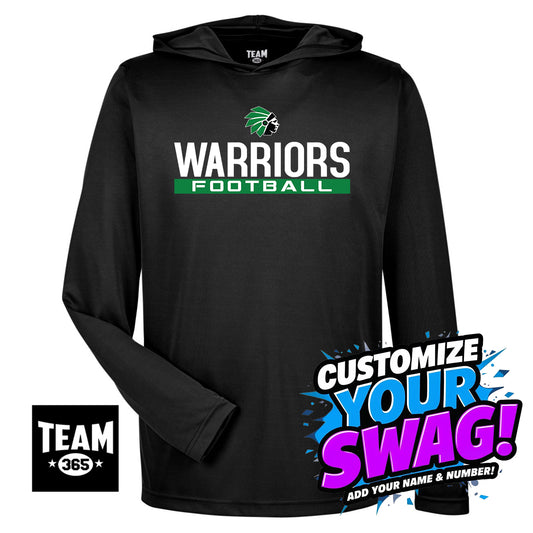 Team 365 Youth & Men's Zone Performance Hoodie - Hopatcong Warriors Football