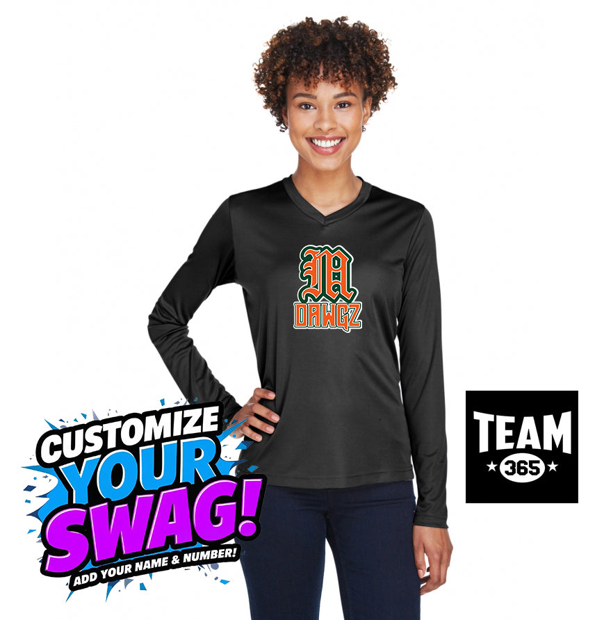 Team 365 TT11WL Women's Zone Performance Long-Sleeve T-Shirt - Miami Metro Dawgz