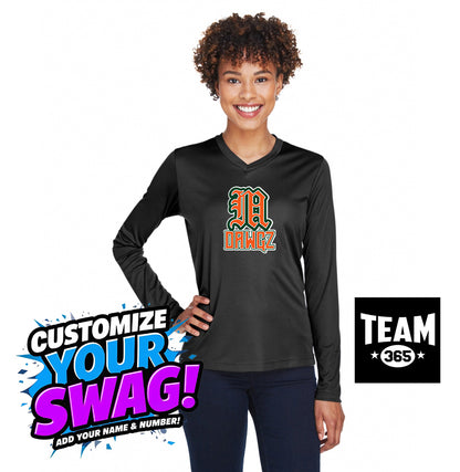 Team 365 TT11WL Women's Zone Performance Long-Sleeve T-Shirt - Miami Metro Dawgz