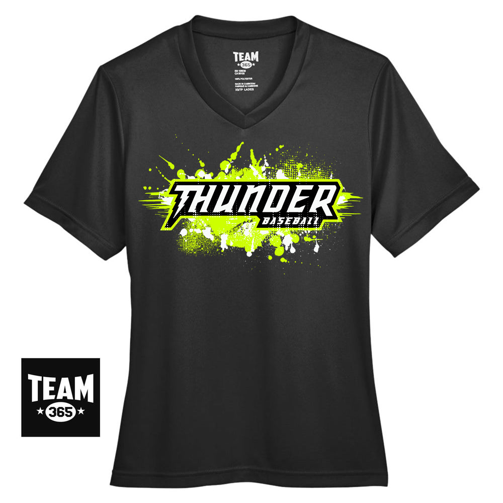 GLITCH - Team 365 TT11W Women's Zone Performance T-Shirt - Ponte Vedra Thunder Baseball
