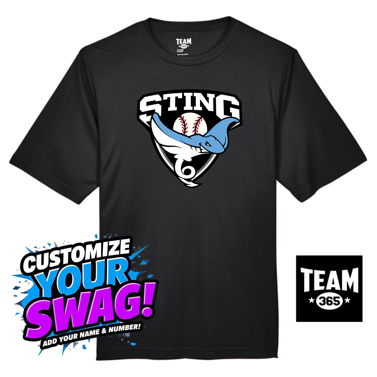 Team 365 Youth & Men's Zone Performance T-Shirt - Southwest Sting Baseball