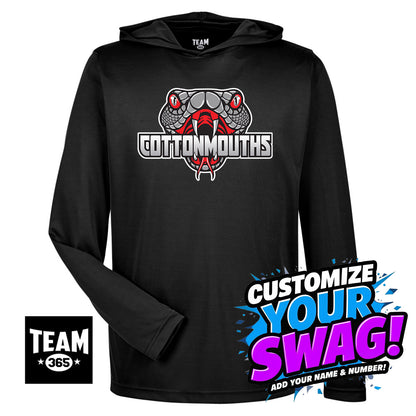 Team 365 Youth & Men's Zone Performance Hoodie - Black Creek Cottonmouths