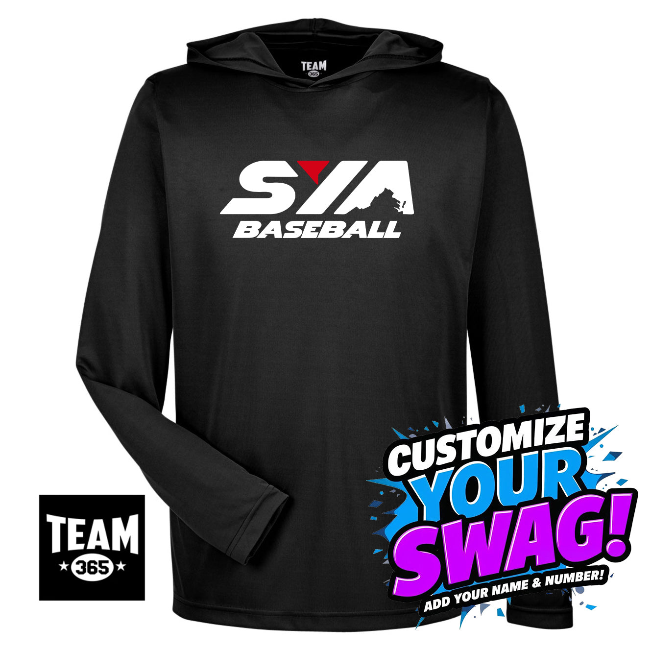 Team 365 Youth & Men's Zone Performance Hoodie - SYA Baseball