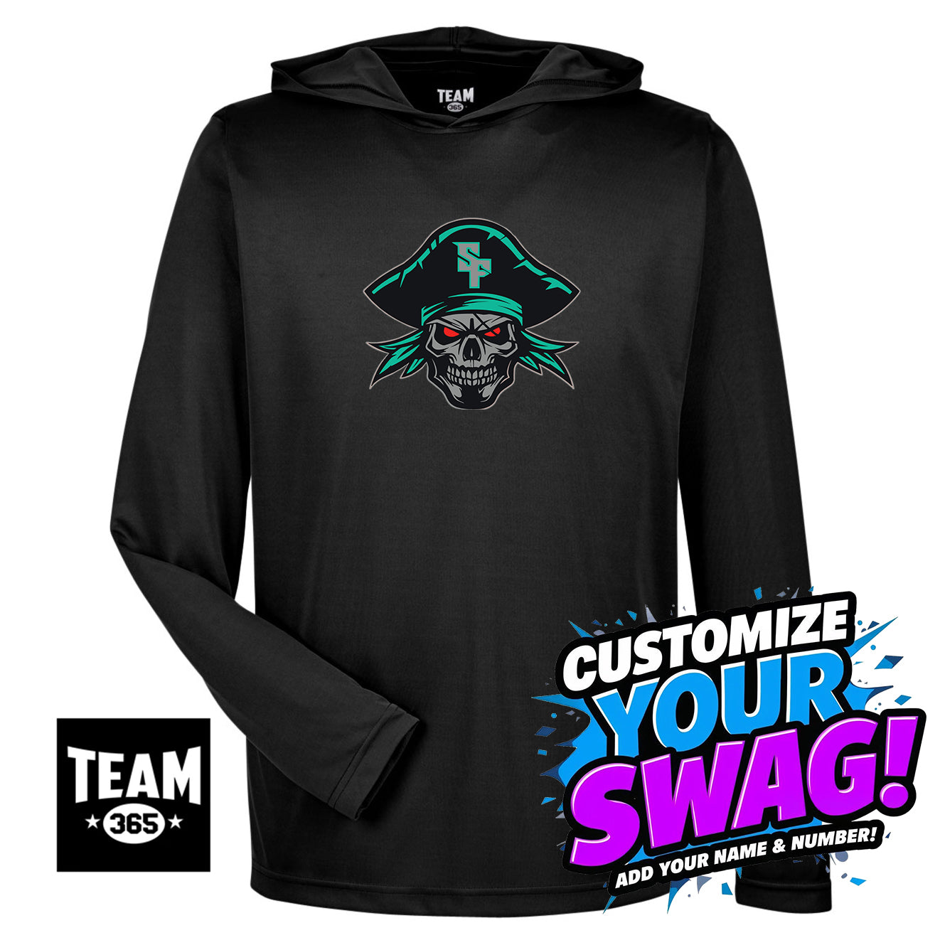 Team 365 Youth & Men's Zone Performance Hoodie - South Florida Pirates