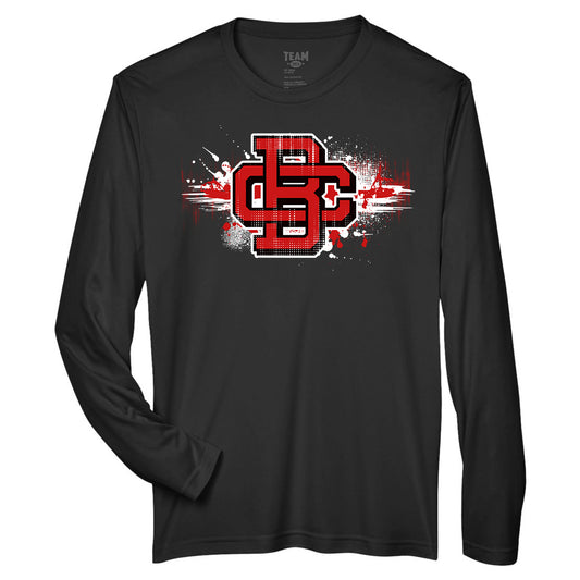 GLITCH - Team 365 Youth & Men's Zone Performance Long-Sleeve T-Shirt - Creeks Baseball Club - CBC
