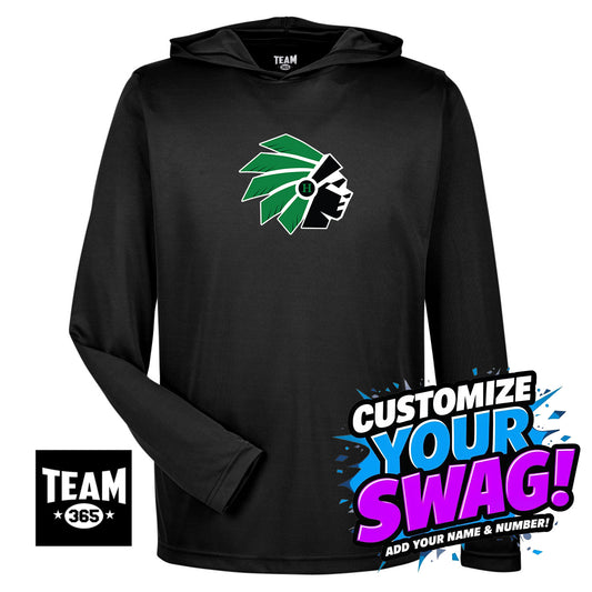 Team 365 Youth & Men's Zone Performance Hoodie - Hopatcong Warriors Football & Cheer