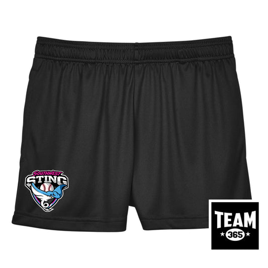 Team 365 TT11SHW Women's Zone Performance Short - Southwest Sting Baseball