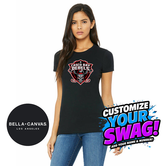 Bella + Canvas 6004 Women's The Favorite T-Shirt - Casco Bay Rebels Hockey
