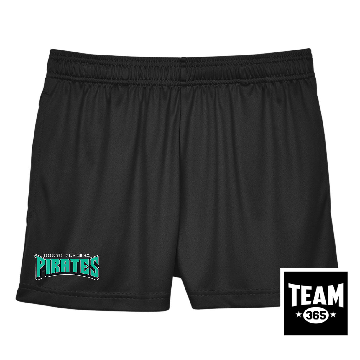 Team 365 TT11SHW Women's Zone Performance Short - South Florida Pirates