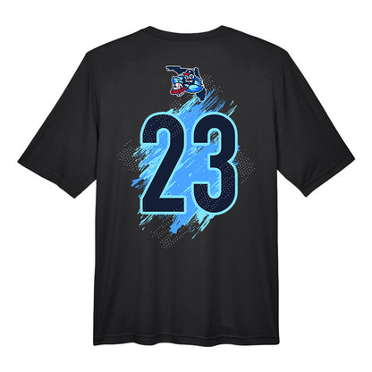 GLITCH - Team 365 Youth & Men's Zone Performance T-Shirt - FCA Blueclaws Baseball