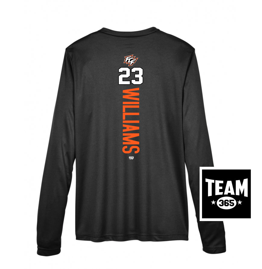 Team 365 TT11WL Women's Zone Performance Long-Sleeve T-Shirt - FCF Flight Baseball