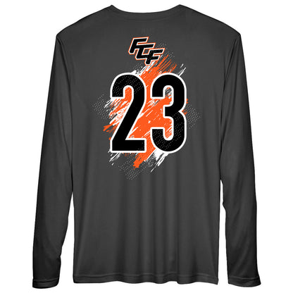 GLITCH - Team 365 Youth & Men's Zone Performance Long-Sleeve T-Shirt - FCF Flight Baseball