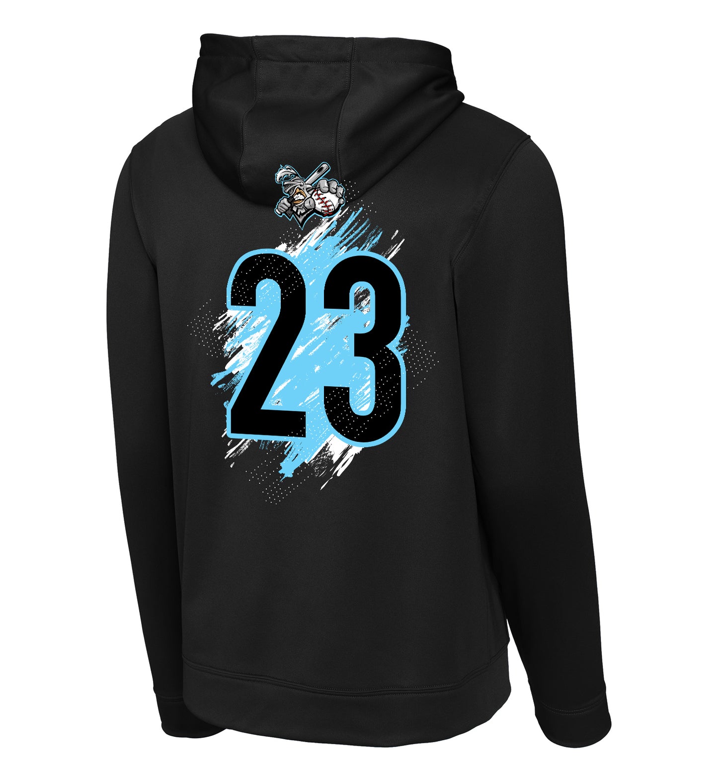 GLITCH - Sport-Tek Sport-Wick Fleece Hooded Pullover F244 - Knights Baseball