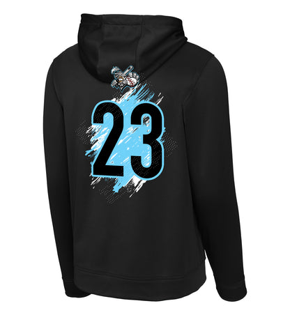 GLITCH - Sport-Tek Sport-Wick Fleece Hooded Pullover F244 - Knights Baseball