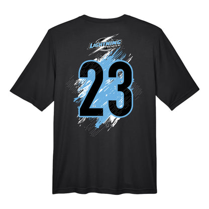 GLITCH - Team 365 Youth & Men's Zone Performance T-Shirt - Lightning Premier Softball