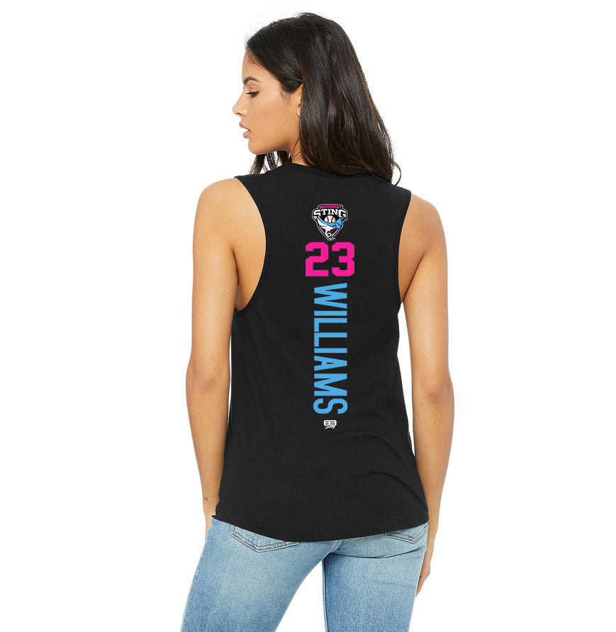 Bella + Canvas B6003 Women's Jersey Muscle Tank - Southwest Sting Baseball
