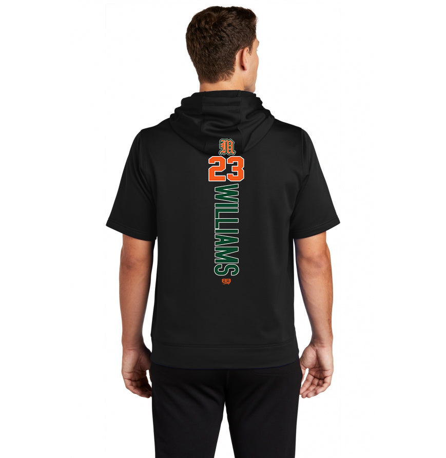 Sport-Tek Sport-Wick Fleece Short Sleeve Hooded Pullover ST251 - Miami Metro Dawgz
