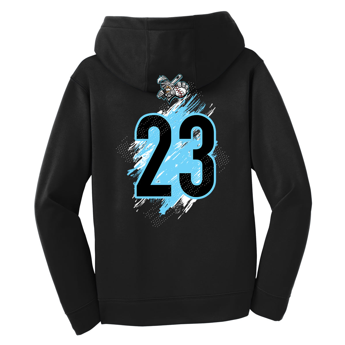 GLITCH - Sport-Tek Youth Sport-Wick Fleece Hooded Pullover YST244 - Knights Baseball