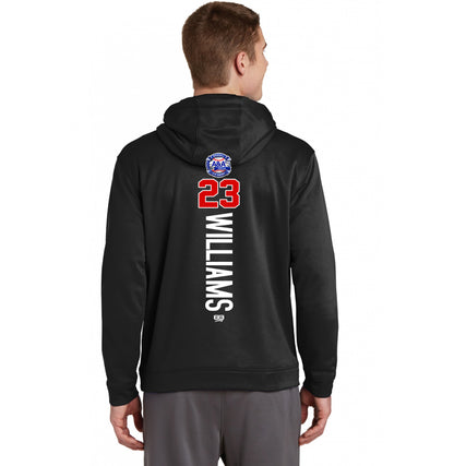 Sport-Tek Sport-Wick Fleece Hooded Pullover F244 - A&A Baseball Elite