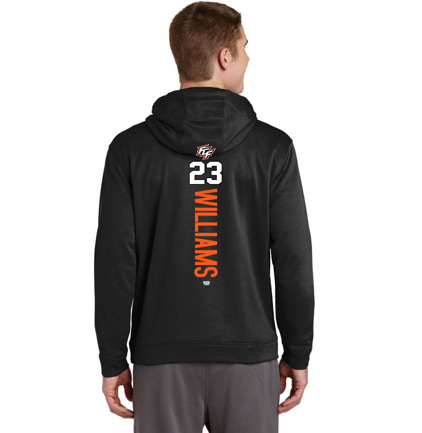 Sport-Tek Sport-Wick Fleece Hooded Pullover F244 - FCF Flight Baseball