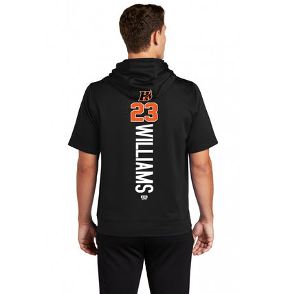 Sport-Tek Sport-Wick Fleece Short Sleeve Hooded Pullover ST251 - Harrisburg Heat Softball