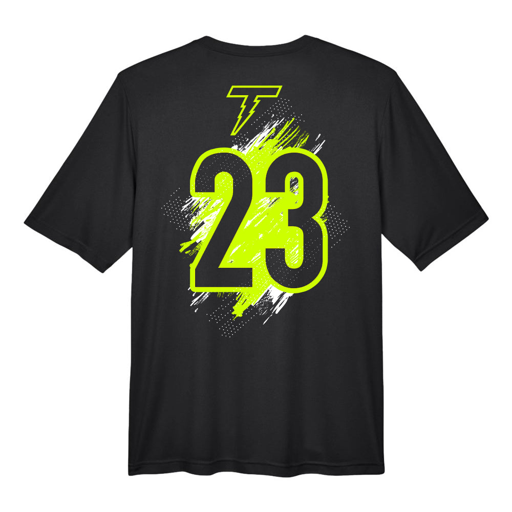 GLITCH - Team 365 Youth & Men's Zone Performance T-Shirt - Ponte Vedra Thunder Baseball