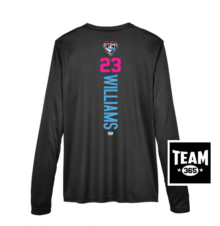 Team 365 TT11WL Women's Zone Performance Long-Sleeve T-Shirt - Southwest Sting Baseball