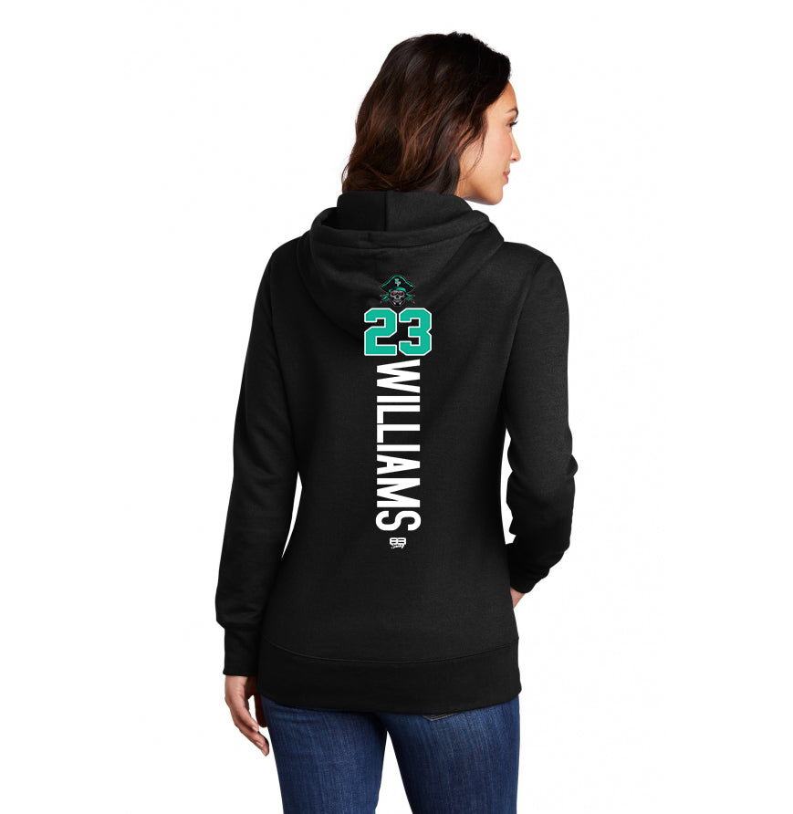 Port & Company Women's Core Fleece Pullover Hooded Sweatshirt LPC78H - South Florida Pirates