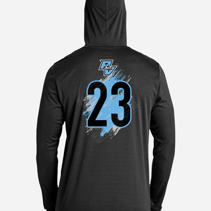 GLITCH - Team 365 Youth & Men's Zone Performance Hoodie - PVAA Sharks Baseball