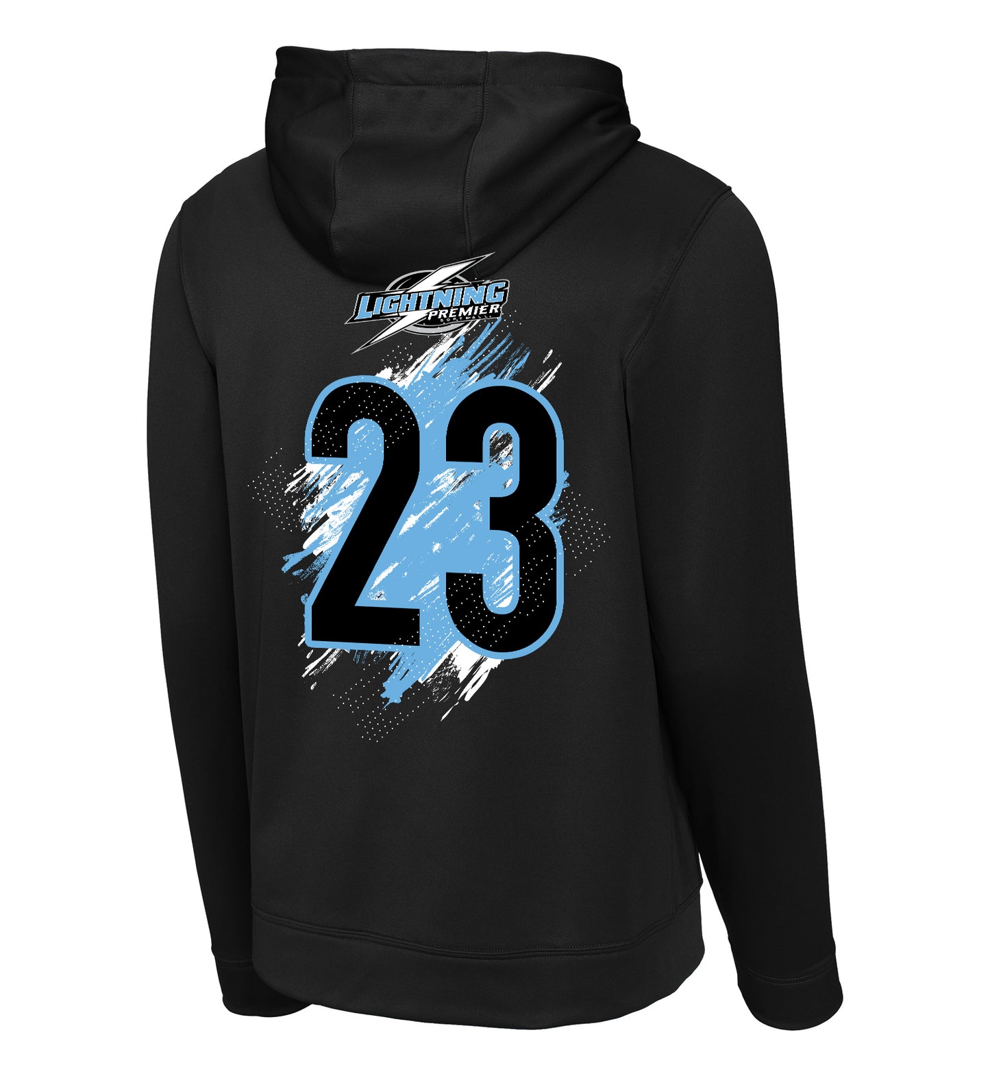 GLITCH - Sport-Tek Sport-Wick Fleece Hooded Pullover F244 - Lightning Premier Softball