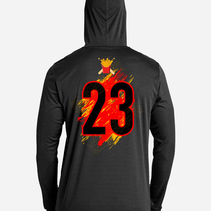 GLITCH - Team 365 Youth & Men's Zone Performance Hoodie - Team Rally Fries Baseball